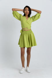 ENSEMBLE LIVA VERT PISTACHE